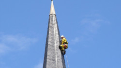 Travaux acrobatiques pour monuments historiques